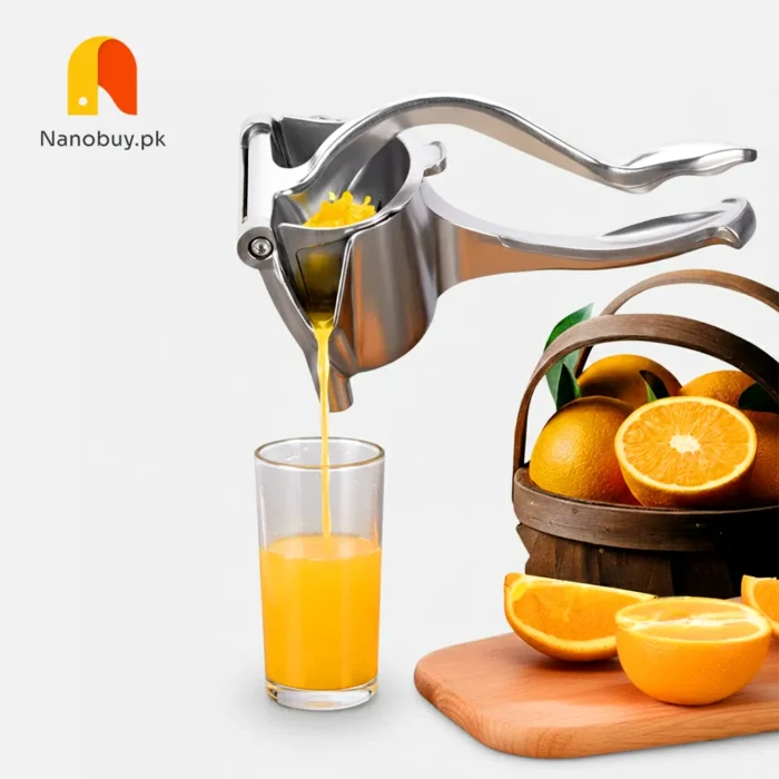 Heavy-Duty Manual Juicer – Stainless Steel Alloy Lemon Squeezer & Citrus Press