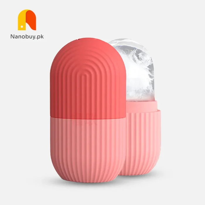Silicone Face Ice Roller - Cooling Facial Tool for Puffiness Relief and Skin Tightening