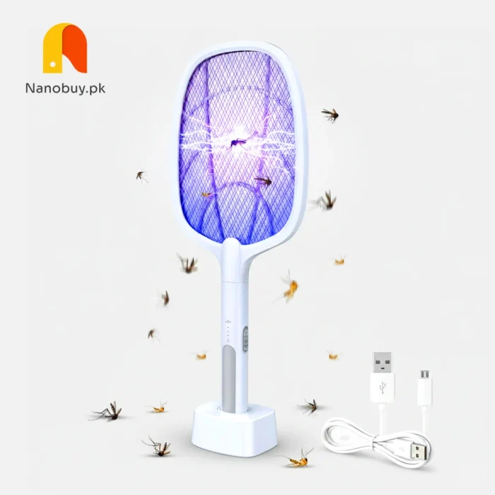 2 In 1 Rechargeable Mosquito Killer Racket