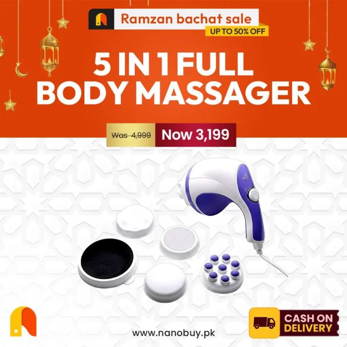 Relax Spin Tone 5 in 1 Body Massager Machine